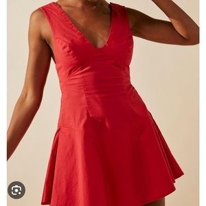 NWT! Free People Eye Catching Mini - Red